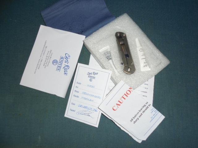 2016 Dated Chris Reeve Small Inkosi Plain Locking Knife S/n 03222 — image 2