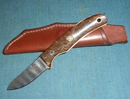 Rare Alan Wood Damascus Knife S/n 03227 — image 3