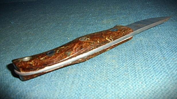Rare Alan Wood Damascus Knife S/n 03227 — image 7