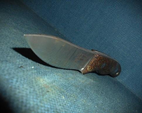 Rare Alan Wood Damascus Knife S/n 03227 — image 8