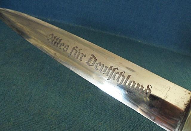 Early SA Dagger by Wingen Jr S/n 03258 — image 7