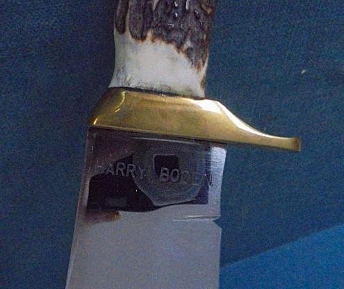 Large Harry Boden Bowie Knife S/n 03274 — image 7