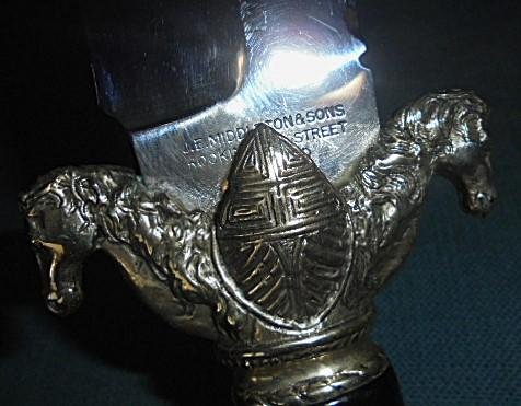 Huge J.E.Middleton Bowie Knife S/n 03272 — image 6