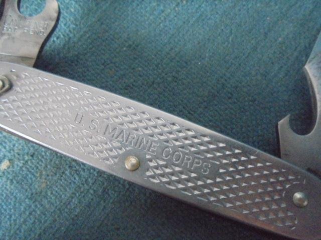 WW11 U.S.M.C. 4 Bladed Utility Knife S/n 03277 — image 3