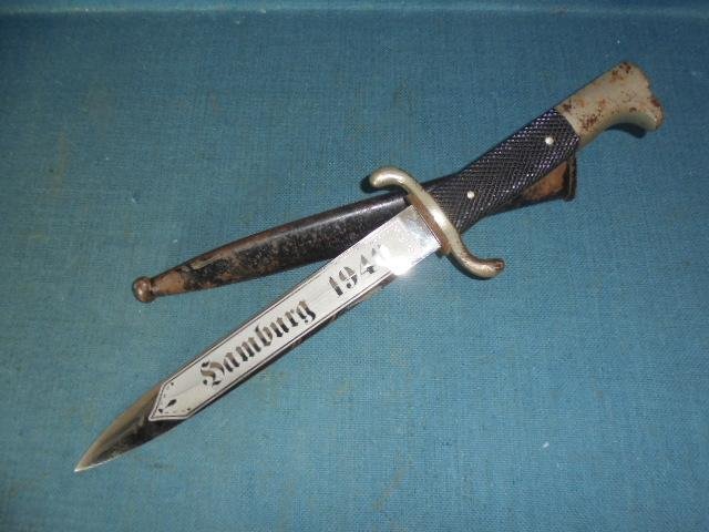 Very Rare German Etched Fire Brigade Sidearm S/n 03286 — image 3