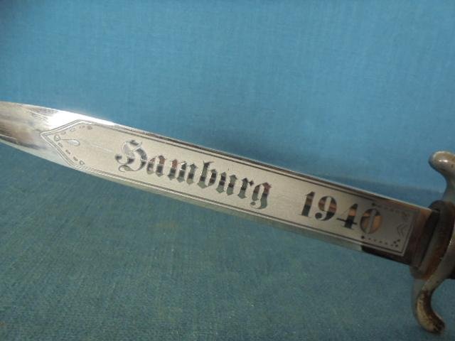 Very Rare German Etched Fire Brigade Sidearm S/n 03286 — image 7