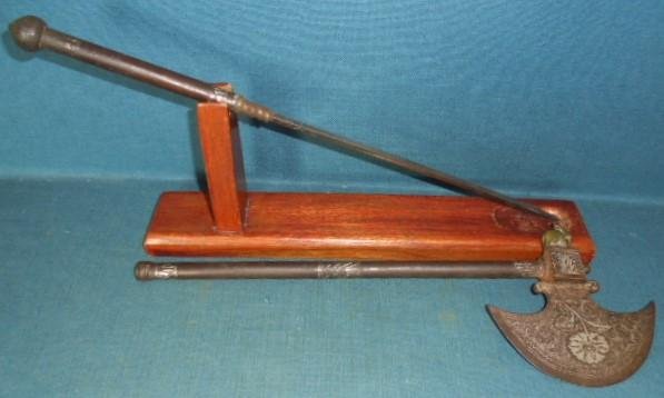 Rare Persian Tabar Battle Axe with Concealed Blade S/n 03285 — image 5