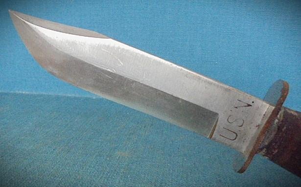 Early WW11 USN Mk1 Knife by Camillus S/n 03294 — image 4