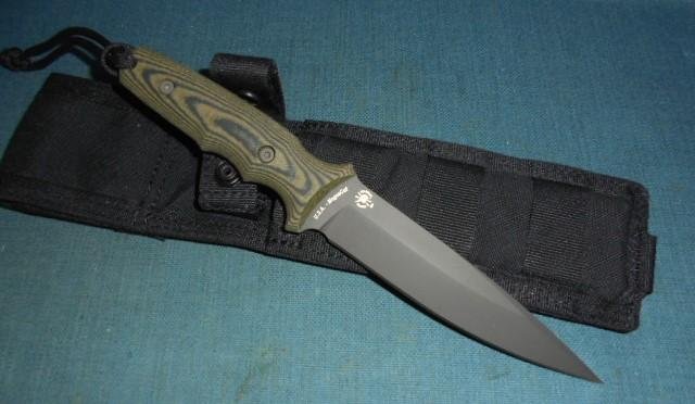 Spartan Harsey Clandestina Black Camo Knife S/n 03304 — image 2