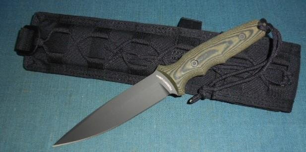 Spartan Harsey Clandestina Black Camo Knife S/n 03304 — image 3