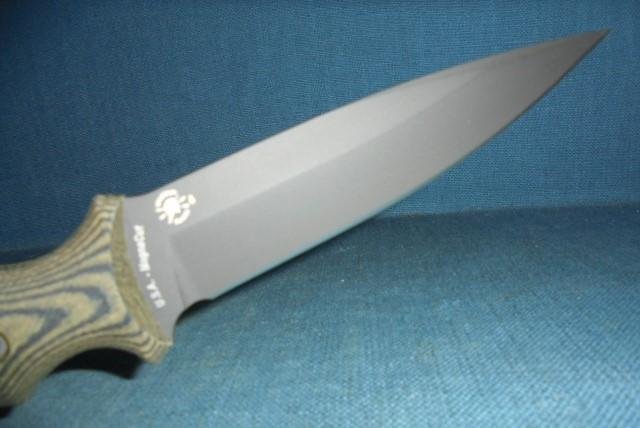 Spartan Harsey Clandestina Black Camo Knife S/n 03304 — image 4