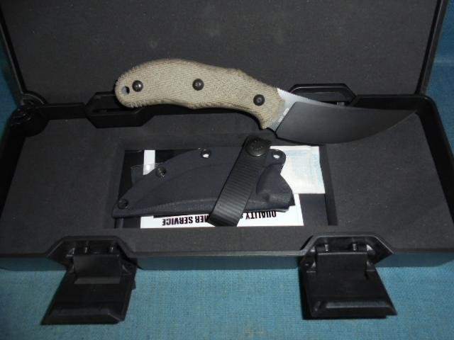 Bastinella Chopper OD Green Knife S/n 03311 — image 2