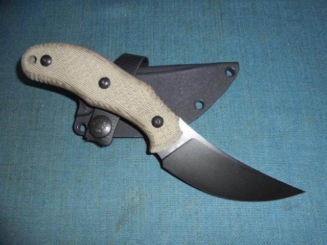 Bastinella Chopper OD Green Knife S/n 03311 — image 4
