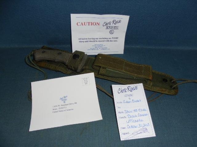 Scarce Chris Reeve Green Beret Knife S/n 03324 — image 2