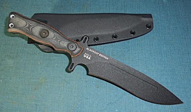 Tops Operator Seven Blackout Edition Knife S/n 03342 — image 2