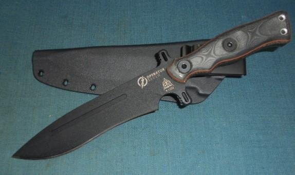 Tops Operator Seven Blackout Edition Knife S/n 03342 — image 3