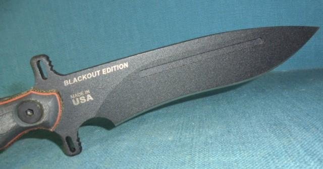 Tops Operator Seven Blackout Edition Knife S/n 03342 — image 5