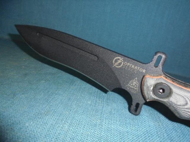 Tops Operator Seven Blackout Edition Knife S/n 03342 — image 6