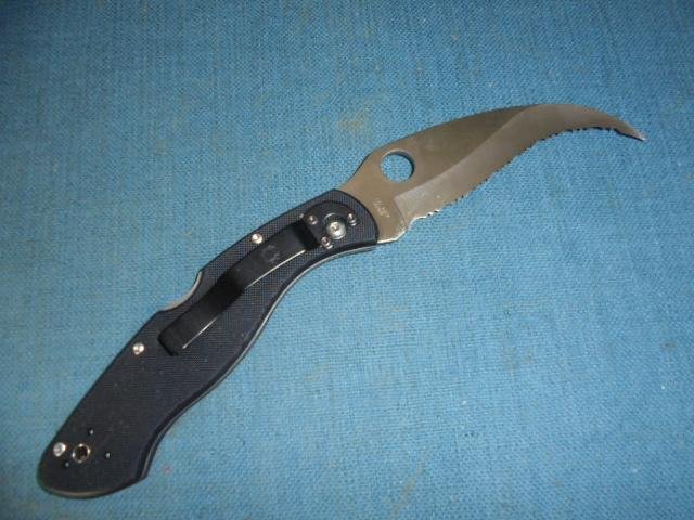Scarce Spyderco Civilian Folding Knife S/n 03346 — image 3