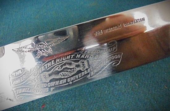 Large Holdworth Bowie Knife S/n 02256 — image 6