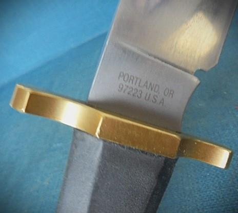 Scarce Gerber Bowie Knife S/n 03352 — image 5