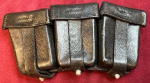 3rd Reich K98 Patronentaschen (Gustav Reinhardt 1940)