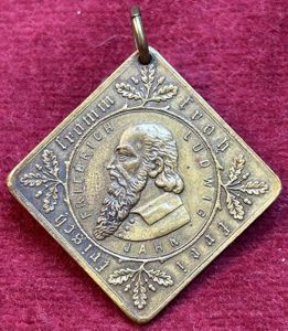 Kaiserreich Württemberg Turnverein Langenberg 25 Jährige Jubiläum (1886)