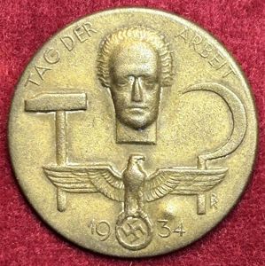 3rd Reich DAF Tag der Arbeit 1934 abzeichen