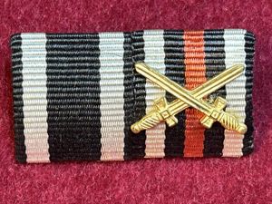 3rd Reich Feldspange 2 medaillen