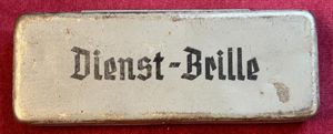 3rd Reich Etui für Dienst-Brille der Wehrmach