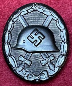 3rd Reich Verwundetenabzeichen 1939 in schwarz