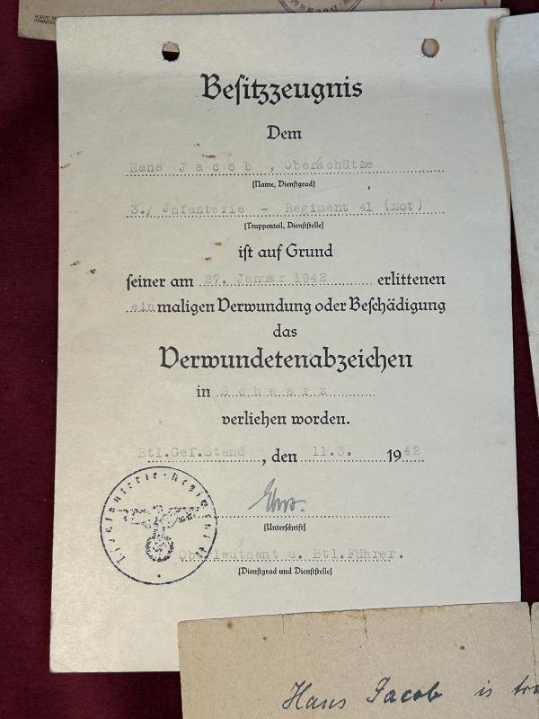 3rd Reich Dokumentgruppe von eine Wehrmacht Soldat — image 5