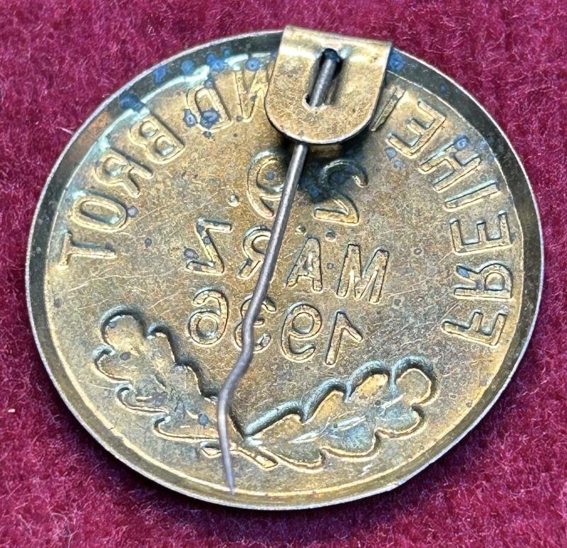 3rd Reich WhW Freiheit und Brot, 29 Märch 1936 — image 2