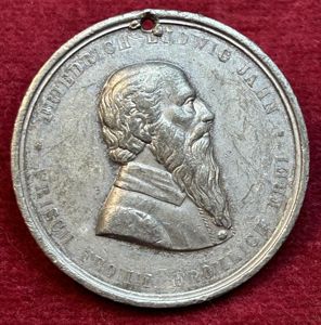 Kaiserreich Turnerschaft Erinnerungsmedaille Turnfest Hersfeld 1881