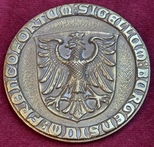 Deutsche Reich Francofortum Sigellum Burgensium Stadtsiegel Frankfurt Stadtsiegel Frankfurt