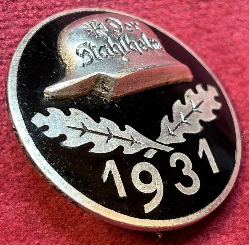 Deutsche Reich Stahlhelmbund Diensteintrittsabzeichen 1931 — image 2