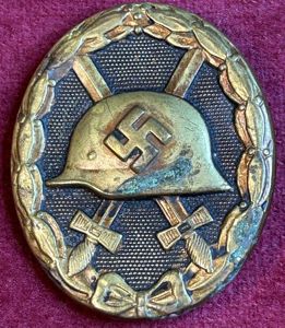 3rd Reich Verwundetenabzeichen 1939 in schwarz