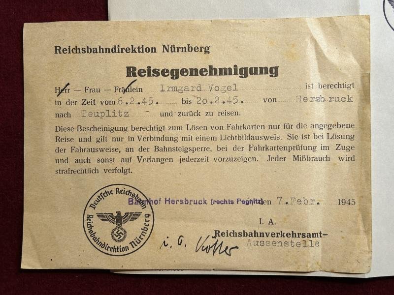 3rd Reich Dokumentgruppe von einen Artz — image 2