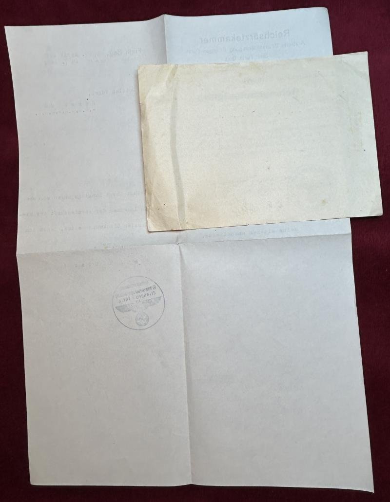 3rd Reich Dokumentgruppe von einen Artz — image 3