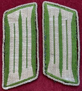 3rd Reich Kragenspiegel Schutzpolizei fur die Unteroffiziere