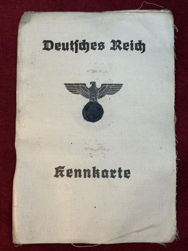 3rd Reich Deutsches Reich Kennkarte (entnazifiziert) — image 2