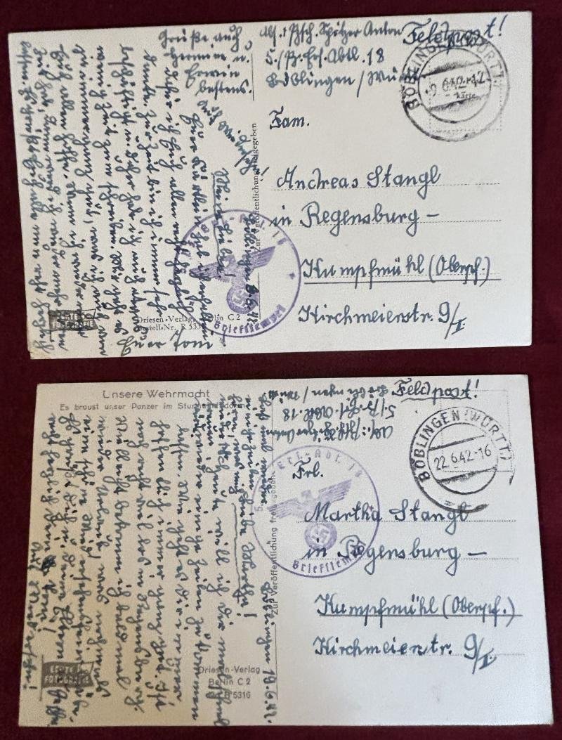 3rd Reich Ansichtkarten Panzerkampfwagen I — image 4