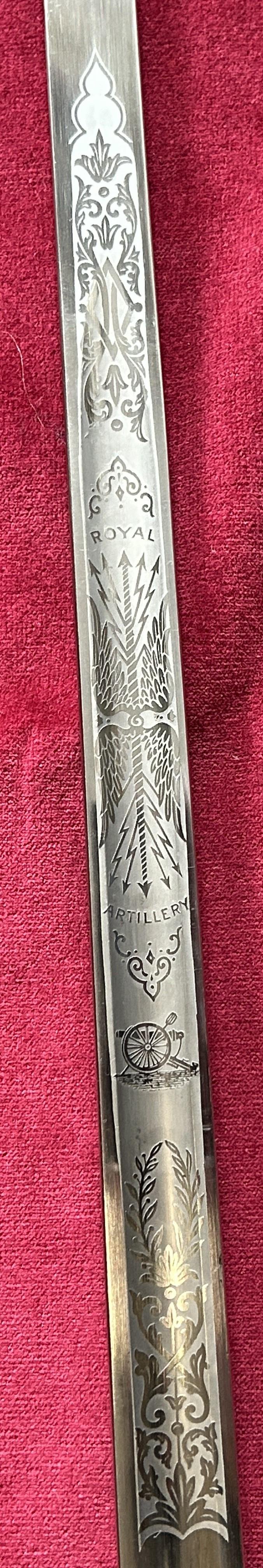 British P1821 artillery sword George V (Hawksworth) — image 4