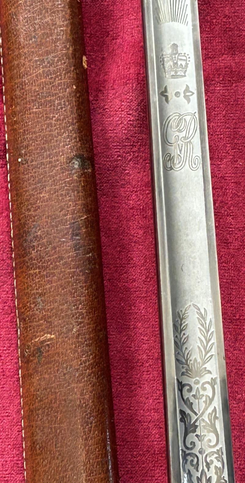 British P1821 artillery sword George V (Hawksworth) — image 5