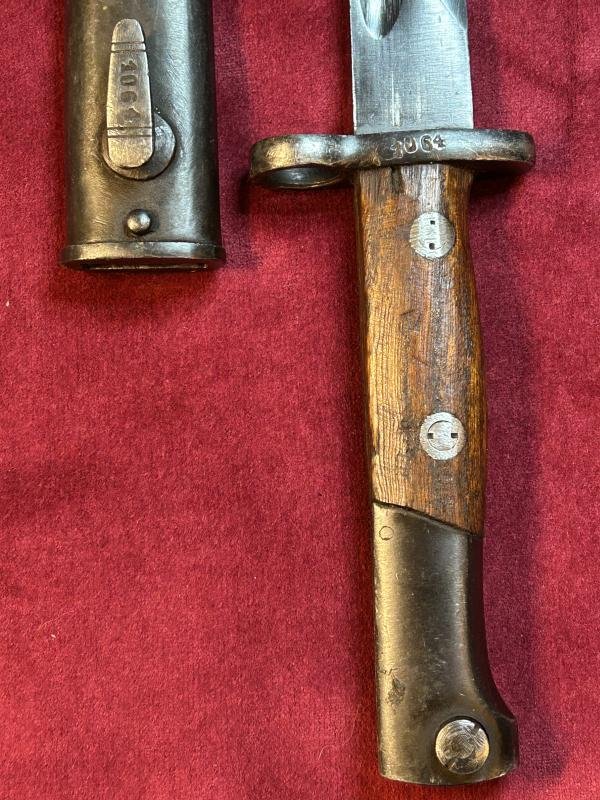 Yugoslavia M1948 Mauser Bayonet (number equal!) — image 2