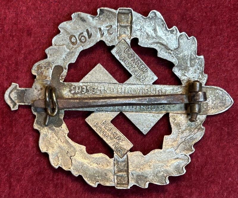 3rd Reich SA sportabzeichen in Silber 1. Modell (Bönner) — image 2