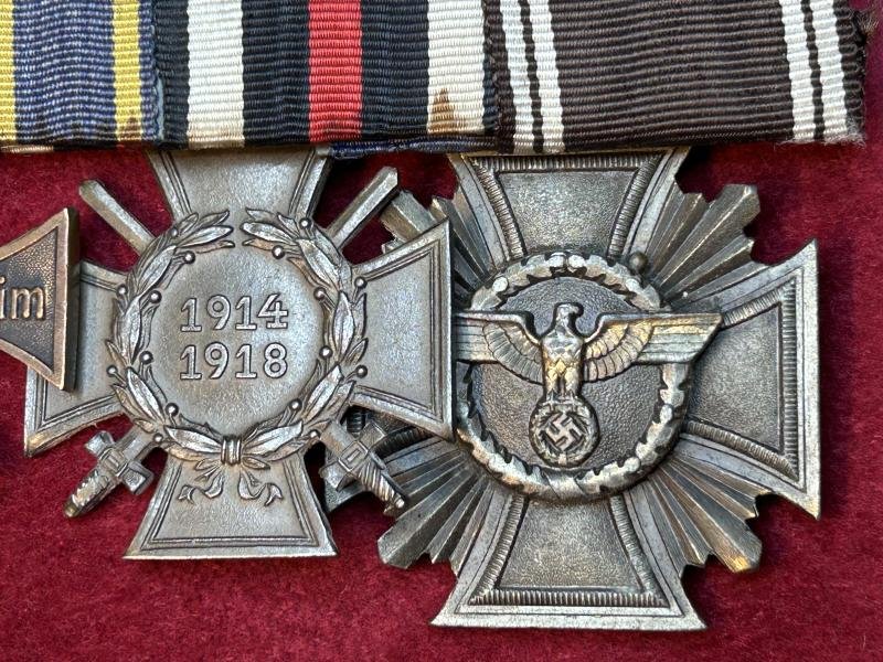 3rd Reich Ordensspange 4 Medaillen (NSDAP & Braunschweig) — image 3