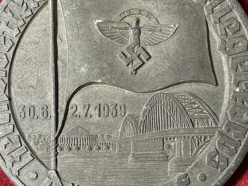3rd Reich NSFK Plakette Reichswettkampf des NS-Fliegerkorps Düsseldorf — image 3
