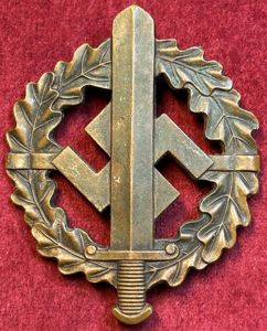 3rd Reich SA sportabzeichen in Bronze (Redo) Sehr Selten!
