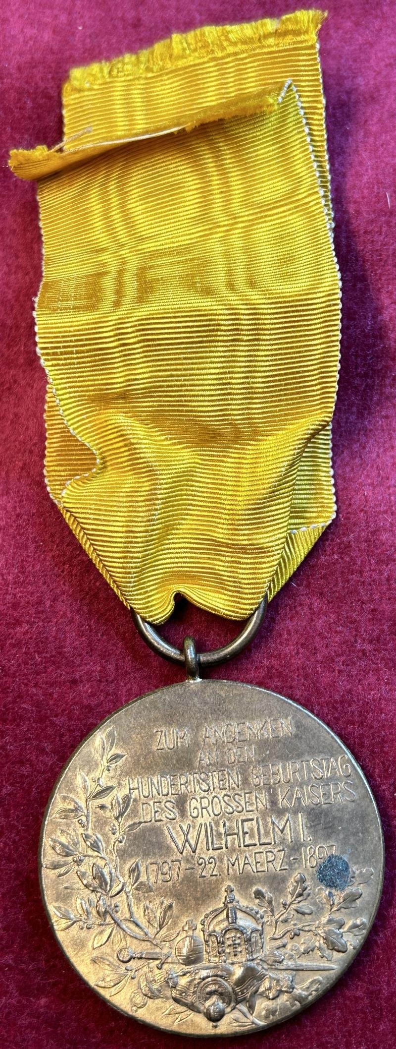 Kaiserreich Zentenarmedaille - Kaiser Wilhelm I — image 2